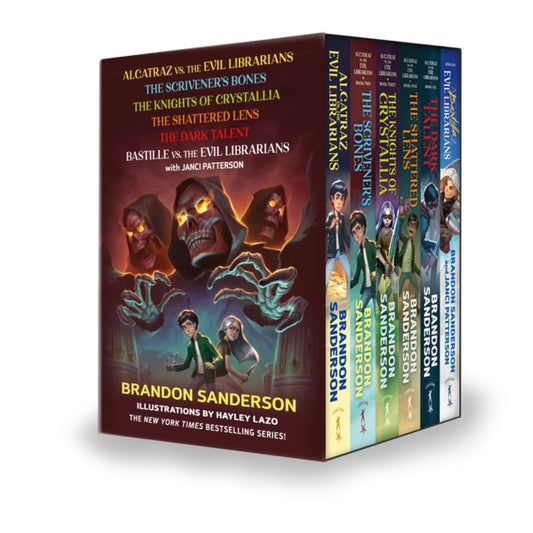 Book cover of: Alcatraz Versus the Evil Librarians. By: Brandon Sanderson