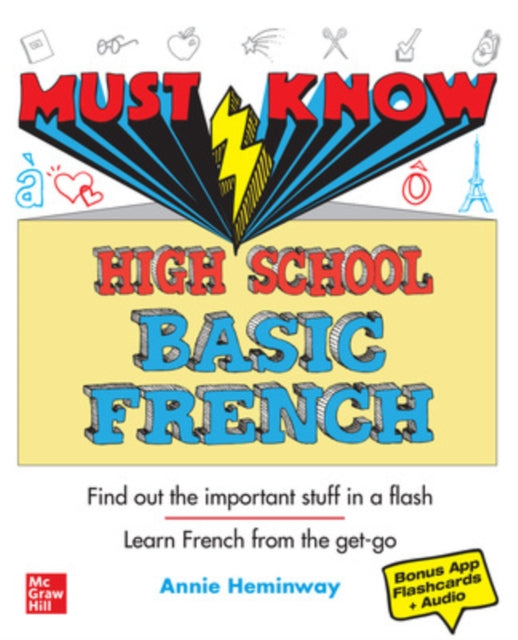 Book cover of: Must Know High School Basic French. By: Annie Heminway