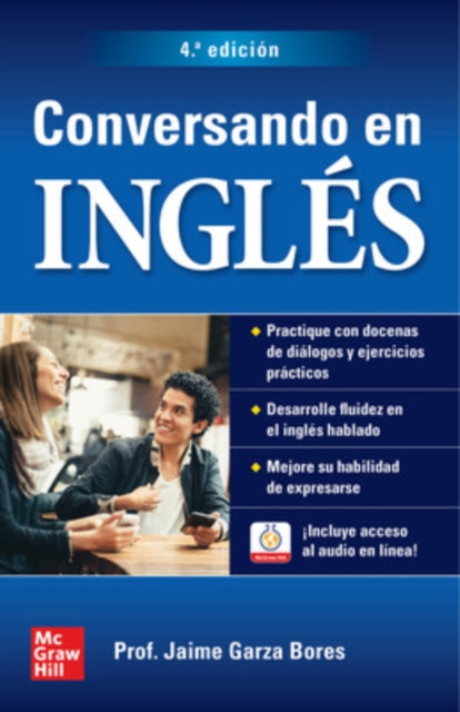 Book cover of: Conversando en ingles, cuarta edicion. By: Jaime Garza Bores