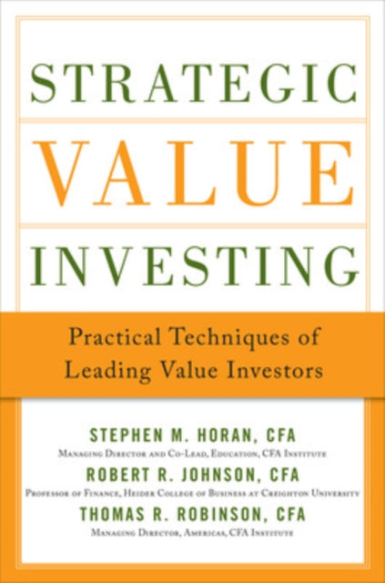 Book cover of: Strategic Value Investing (PB)