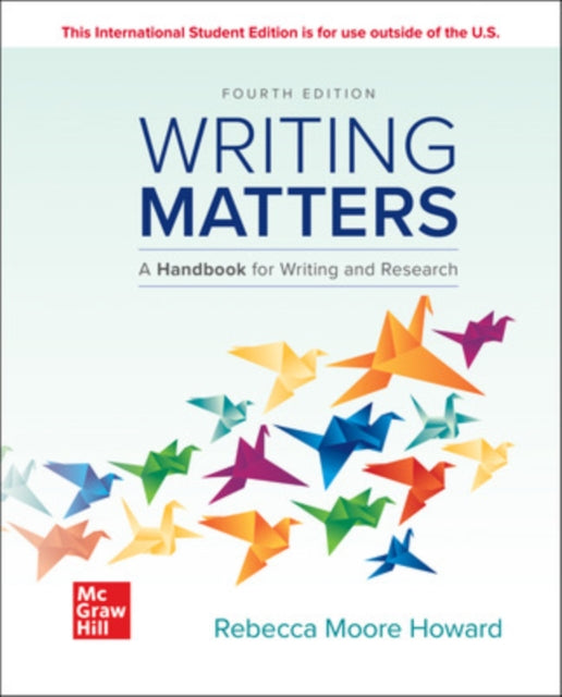 Book cover of: Writing Matters  Comprehensive ISE. By: Rebecca Moore Howard
