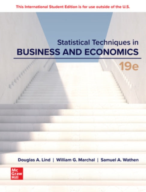 Book cover of: Statistical Techniques in Business and Economics ISE. By: LIND