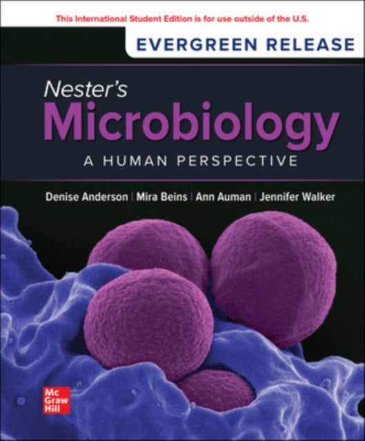 Book cover of: Nester's Microbiology: A Human Perspective: 2024 Release ISE. By: Anderson