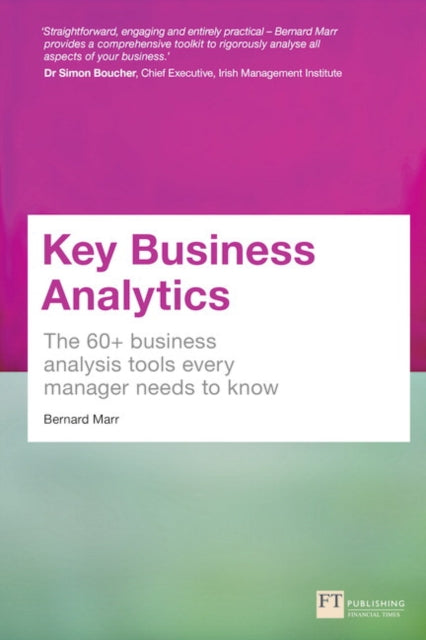 Book cover of: Key Business Analytics. By: MARR, BERNARD