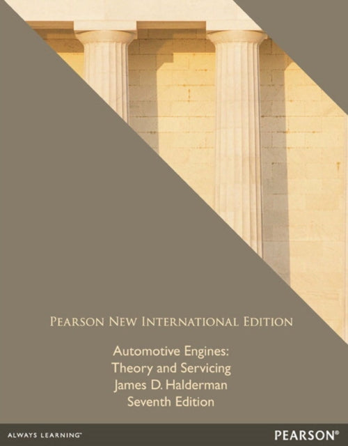 Book cover of: Automotive Engines: Theory and Servicing. By: James D. Halderman