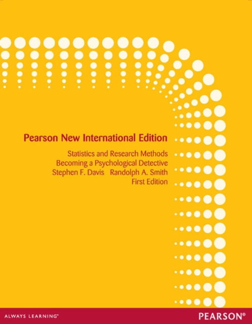 Book cover of: Introduction to Statistics and Research Methods: Becoming a Psychological Detective. By: Stephen F. Davis
