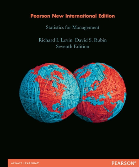 Book cover of: Statistics for Management. By: Richard I. Levin