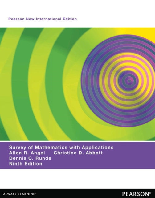 Book cover of: Survey of Mathematics with Applications, A. By: Allen R. Angel