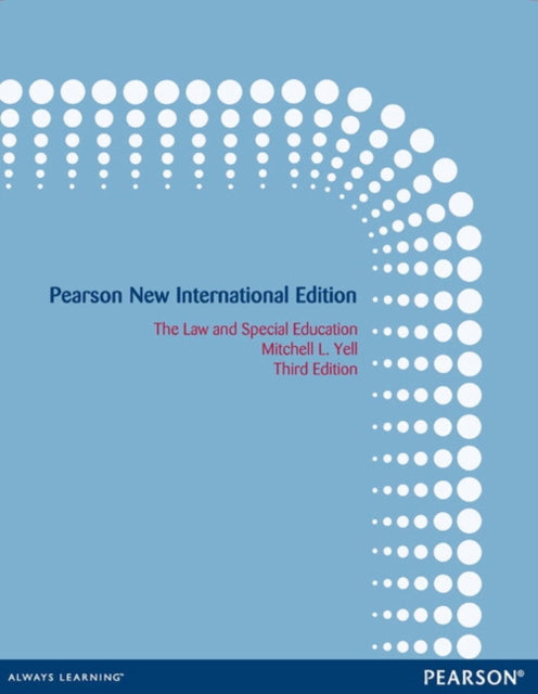 Book cover of: Law and Special Education, The. By: Mitchell L. Yell