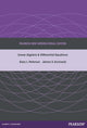 Book cover of: Linear Algebra and Differential Equations. By: Gary L. Peterson