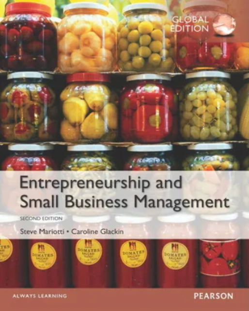 Book cover of: Entrepreneurship and Small Business Management, Global Edition. By: Steve Mariotti