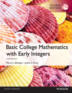 MyLab Math with Pearson eText for Basic College Maths with Early Integers, Global Edition