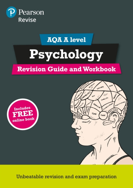 Book cover of: Pearson REVISE AQA A Level Psychology Revision Guide & Workbook inc online edition - for 2026, 2027 exams. By: Sarah Middleton