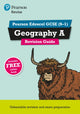 Book cover of: Pearson REVISE Edexcel GCSE Geography A Revision Guide incl. online revision - for 2026, 2027 exams. By: Michael Chiles