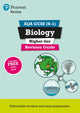 Pearson REVISE AQA GCSE bioloogia (kõrgharidus) kordamisjuhend koos veebipõhiste kordamisülesannete ja viktoriinidega – 2026. ja 2027. aasta eksamiteks