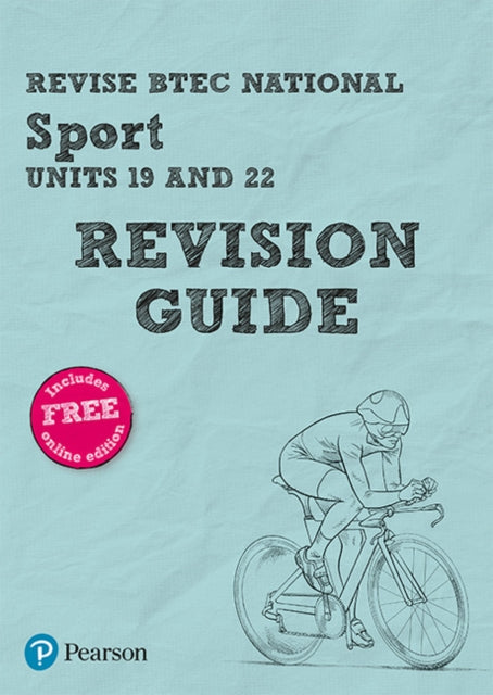Pearson REVISE BTEC National Sport ühikute 19 ja 22 kordamisjuhend koos veebiväljaandega – 2025. aasta eksamiteks
