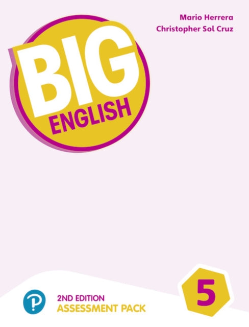Book cover of: Big English AmE 2nd Edition 5 Assessment Book & Audio CD Pack