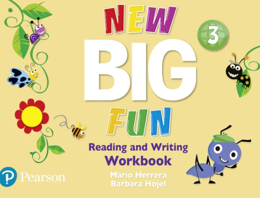 Book cover of: New Big Fun - (AE) - 2nd Edition (2019) - Reading and Writing Workbook - All levels 1-3