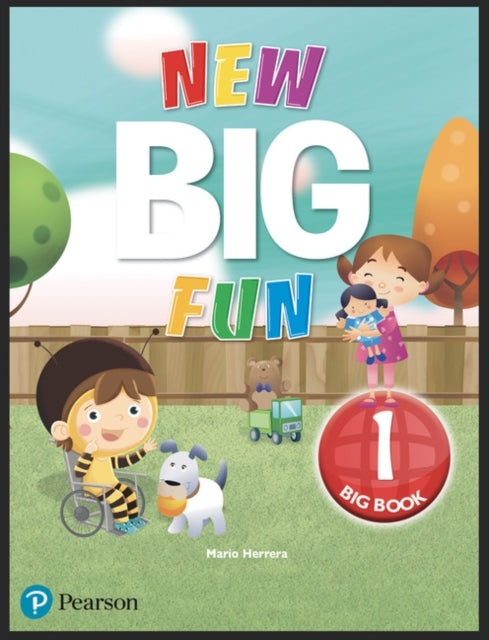Book cover of: New Big Fun - (AE) - 2nd Edition (2019) - Big Book - Level 1. By: Mario Herrera