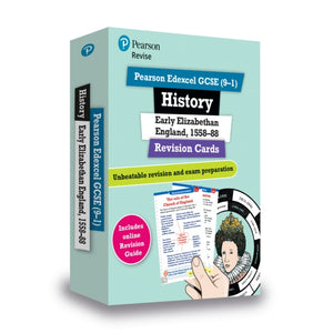 Pearson REVISE Edexcel GCSE History Elizabethan England Revision Cards - for 2025 exams