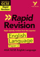 York Notes RAPID AQA GCSE (Revision Guide) AQA English Language Paper 2 - for 2026, 2027 exams