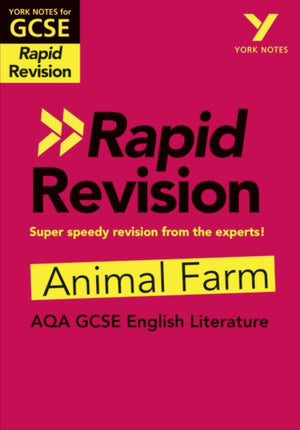 York Notes RAPID AQA GCSE (kordamisjuhend) Loomade farm - 2026. ja 2027. aasta eksamiteks