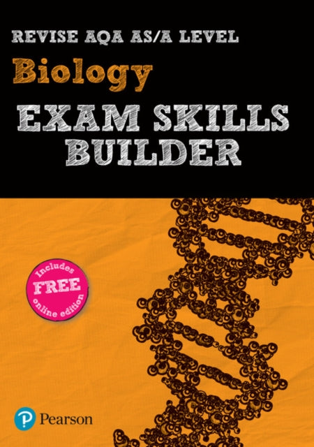 Book cover of: Pearson REVISE AQA A Level Biology Exam Skills Builder - for 2026, 2027 exams