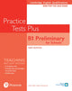 Book cover of: Cambridge English Qualifications: B1 Preliminary for Schools Practice Tests Plus. By: Jacky Newbrook