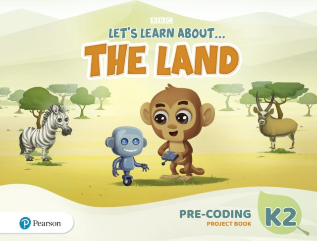 Book cover of: Let's Learn About the Earth (AE) - 1st Edition (2020) - Pre-coding Project Book - Level 2 (the Land)