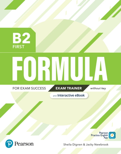 Book cover of: Formula B2 First Exam Trainer without key & eBook. By: Pearson Pearson Education