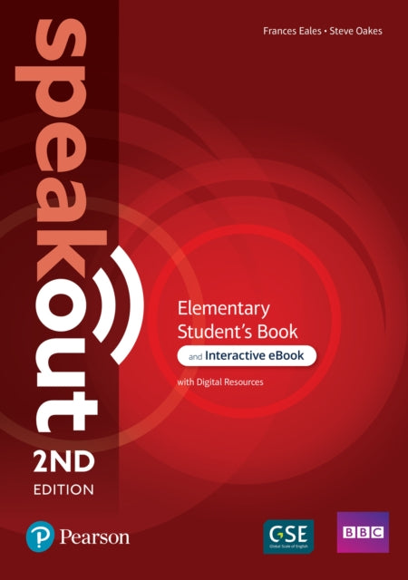 Book cover of: Speakout 2ed Elementary Student’s Book & Interactive eBook with Digital Resources Access Code. By: Frances Eales