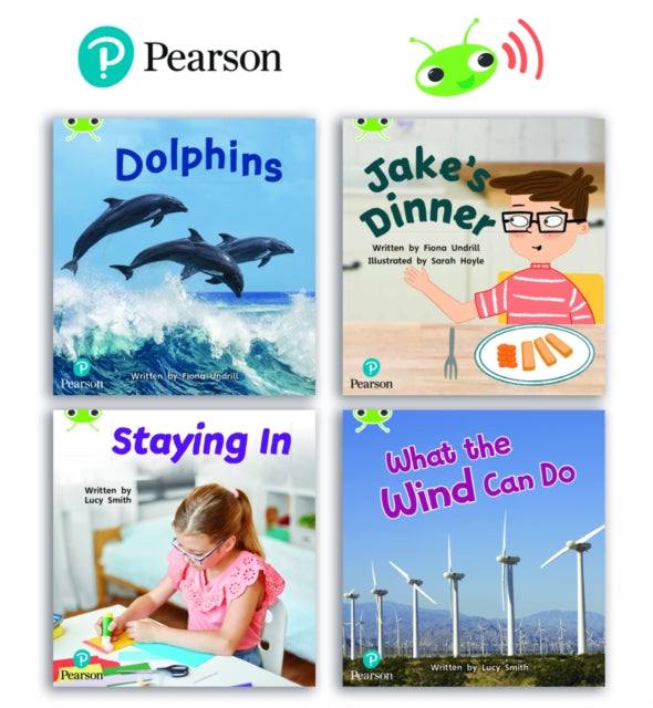Book cover of: Learn to Read at Home with Bug Club Phonics: Phase 5 - Year 1, Terms 1 and 2 (4 non-fiction books) Pack B. By: Fiona Undrill