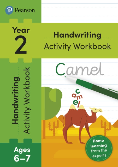 Book cover of: Pearson Learn at Home Handwriting Activity Workbook Year 2