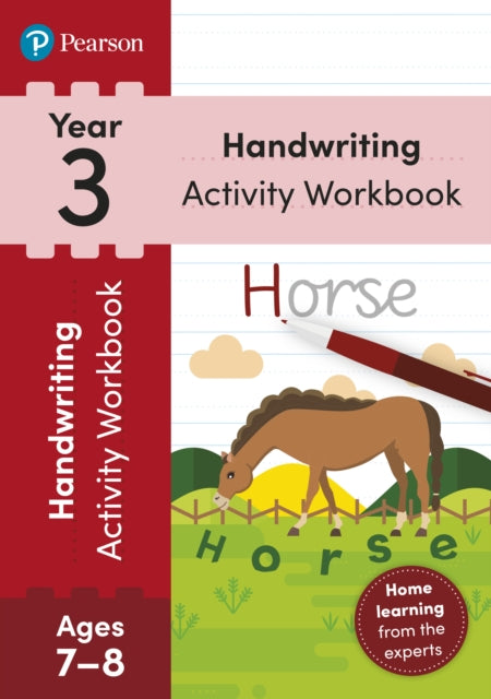 Book cover of: Pearson Learn at Home Handwriting Activity Workbook Year 3