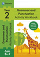 Book cover of: Pearson Learn at Home Grammar & Punctuation Activity Workbook Year 2