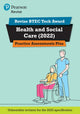 Book cover of: Pearson REVISE BTEC 2022 Tech Award Health and Social Care Practice Assessments Plus - for 2026, 2027 exams. By: Brenda Baker