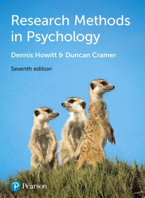 Research Methods in Psychology 9781292461595 Dennis Howitt