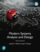 Book cover of: Modern Systems Analysis and Design, Global Edition