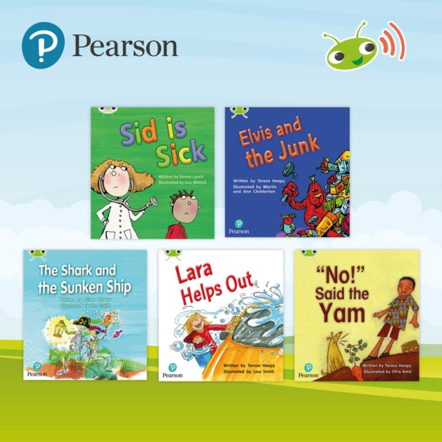 Book cover of: Bug Club Phonics complete pack of decodable readers (multiple copies and classroom resources small school)