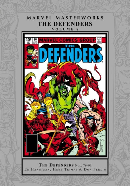Book cover of: Marvel Masterworks: The Defenders Vol. 8. By: Marvel Comics