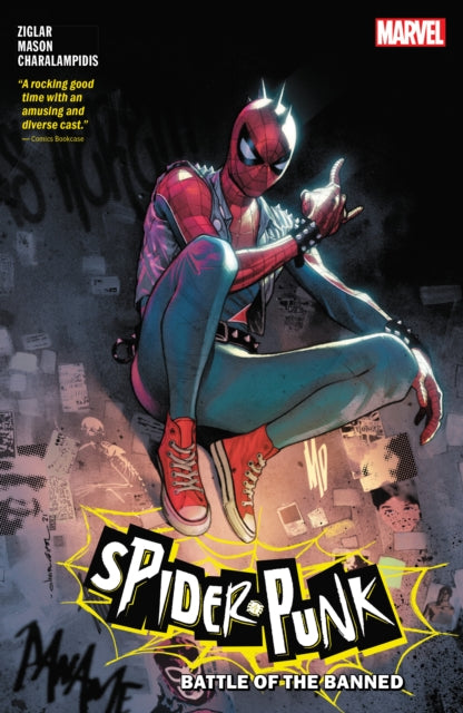 Book cover of: Spider-Punk: Battle of The Banned. By: Cody Ziglar
