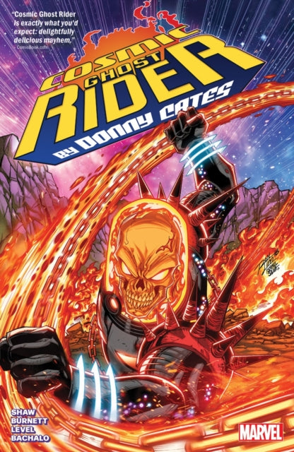Book cover of: Cosmic Ghost Rider by Donny Cates. By: Donny Cates