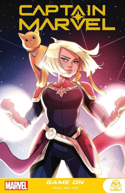 Book cover of: Captain Marvel: Game On. By: Sam Maggs