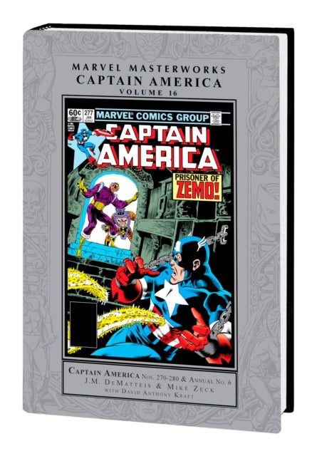 Book cover of: Marvel Masterworks: Captain America Vol. 16. By: J. M. DeMatteis