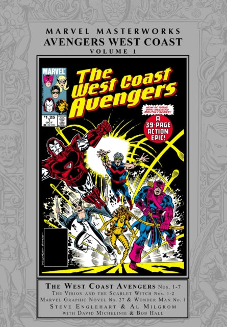 Book cover of: Marvel Masterworks: Avengers West Coast Vol. 1. By: Steve Englehart