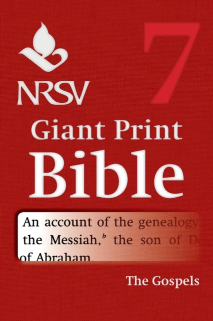 Book cover of: NRSV Giant Print Bible: Volume 7, Gospels