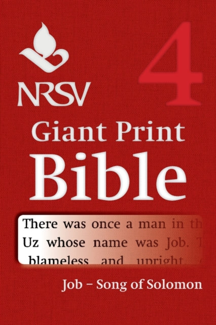 Book cover of: NRSV Giant Print Bible: Volume 4, Job – Song of Songs