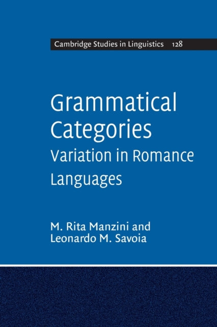 Book cover of: Grammatical Categories. By: M. Rita Manzini