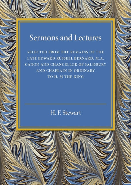 Book cover of: Sermons and Lectures. By: Edward Russell Bernard