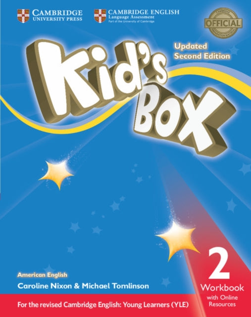 Book cover of: Kid's Box Level 2 Workbook with Online Resources American English. By: Caroline Nixon